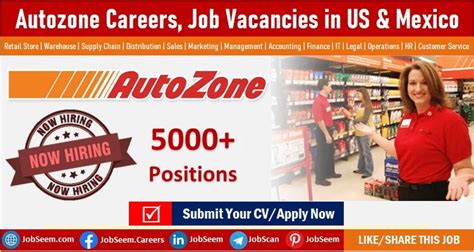 Autozone employment opportunities - Start Your Career as an Intern with AutoZone! AutoZone’s Internship Program is designed to give students a challenging, hands-on experience in the corporate retail industry. Depending on your educational background and interests, we offer opportunities in a variety of departments that serve to support our stores throughout the United States, Puerto Rico, Mexico 